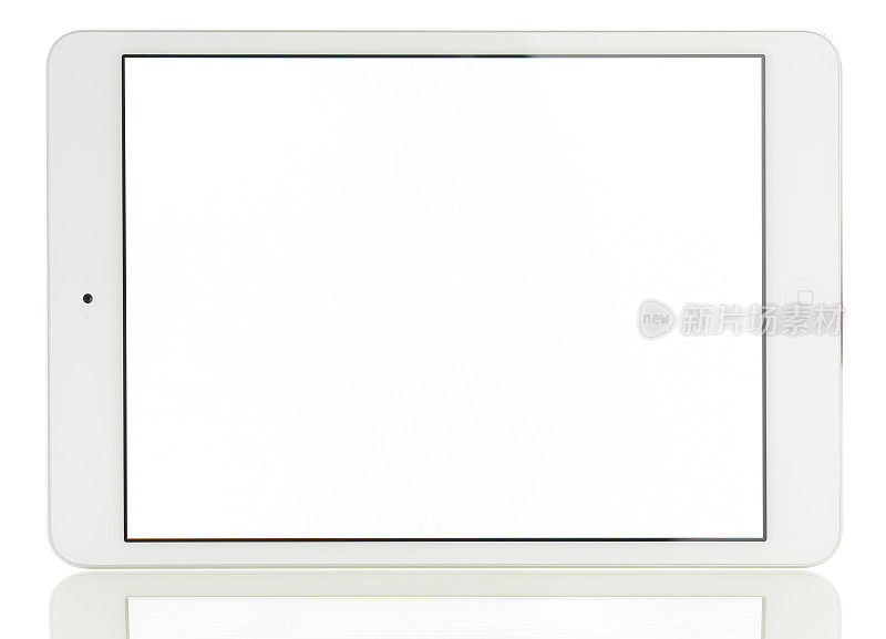 白色屏幕的苹果iPad Mini